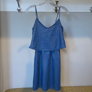 NWT! Old Navy Medium Wash Chambray Mini Dress